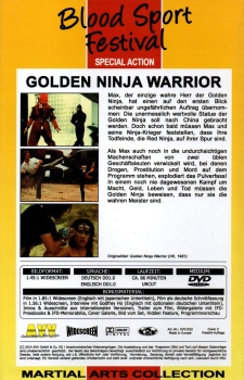 Golden Ninja Warrior - Große Hartbox von AVV / MIG - (Blood Sport Festival Special Action) - (Martial Arts Collection) - Cover Z